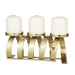 Gold Stainless Candle Holder - Image 4