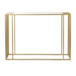 Metal Glass Console Table - Image 3