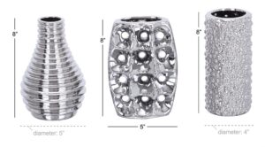 Ceramic Silver Vase - Assorted - Image 5