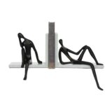 Aluminum Bookends - Set of 2