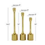 Aluminum Candle Holder - Set of 3 - Image 5