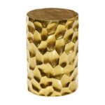 Gold Aluminum Stool - Image 2