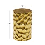 Gold Aluminum Stool - Image 4
