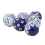 Ceramic Blue Balls - Set of 6 - Image 4