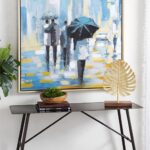 PS Wood Framed Canvas Art