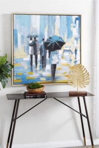 PS Wood Framed Canvas Art