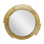 Aluminum Wood Wall Mirror - Image 2