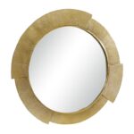 Aluminum Wood Wall Mirror - Image 3