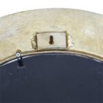 Aluminum Wood Wall Mirror - Image 4