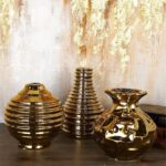 Ceramic Gold Vase - Assorted