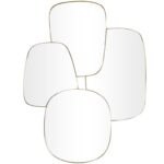 Metal Wood Wall Mirror - Image 2