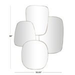 Metal Wood Wall Mirror - Image 5