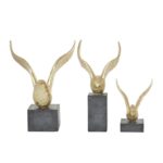 Polystone Sculpture - Set of 3 - Image 2
