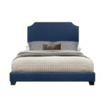 Verona Queen Upholstered Bed - Blue