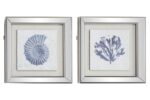 White Natural Shadow Box Wall Art - Set of 2 - Image 2