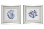 White Natural Shadow Box Wall Art - Set of 2 - Image 3