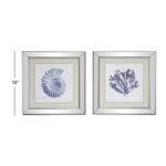 White Natural Shadow Box Wall Art - Set of 2 - Image 5