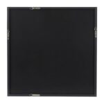 Gray Wood Geometric 3d Spiral Shadow Box W/ Black Frame - Image 4