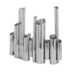 Silver Stainless Steel Organ Pipe Tube Vase - Image 3