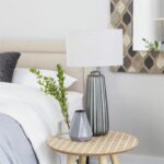 Dark Gray Ceramic Table Lamp