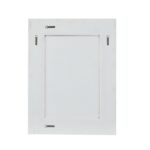 White Wood Wall Mirror - Image 4