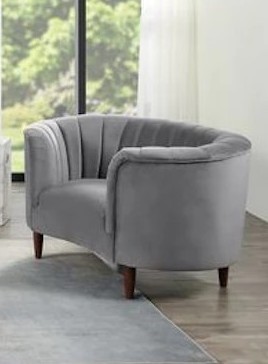 LV00166-Millephri-Collection-Gray Melania Chair - Gray - Image 1