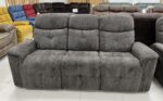 Norway 2pc Power Sofa Set - Grey Chenille - Image 2