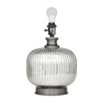 Silver Glass Table Lamp - Image 2