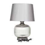 Silver Glass Table Lamp - Image 3