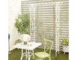 White Metal Garden Arbor