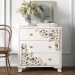 Metal Wood Accent Chest