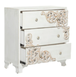 Metal Wood Accent Chest - Image 3