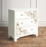 Metal Wood Accent Chest - Image 4