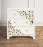 Metal Wood Accent Chest - Image 5