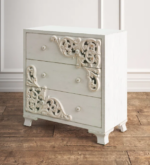 Metal Wood Accent Chest - Image 6