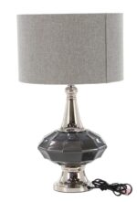 Gray Glass Traditional Table Lamp - Image 3