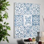 White Metal Farmhouse Floral Wall Decor