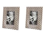 Brown Wood Modern Photo Frame - Image 3