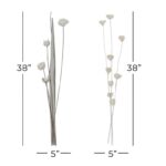 White Dried Plant Palm Natural Foliage, 2 Assorted - Image 4