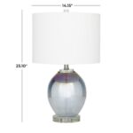 Blue Glass Table Lamp - Image 4