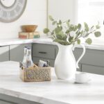 Brown Wood Floral Intricately Carved 4 Bottle Wine Holder