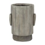 Brown Magnesium Oxide Indoor/ Outdoor Easter Island Head Planter - Image 4