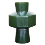 Green Glass Vase - Image 2