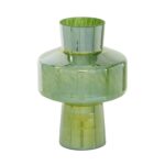 Green Glass Vase - Image 3