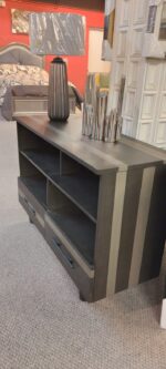 Reclaimed TV Panel W/ 2 Drawers - 100% Solid Wood - Image 2