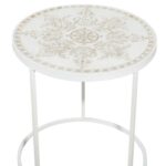 Metal Wood Nesting Table S/3 - Image 3