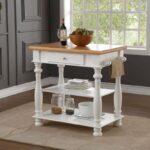 Avondale White Kitchen Island