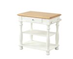Avondale White Kitchen Island - Image 3