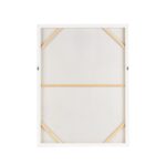 Multi Colored Canvas Woman Living Room Framed Wall Art with 3D Daisy Flowers - Image 3