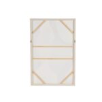 Brown Wooden Geometric Abstract Overlapping Circle Decorative Wall Art with Cream Accents - Image 3